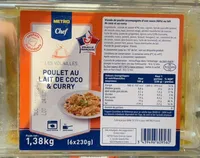 Poulet au lait de coco & curry
