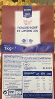 Perline bœuf et jambon cru