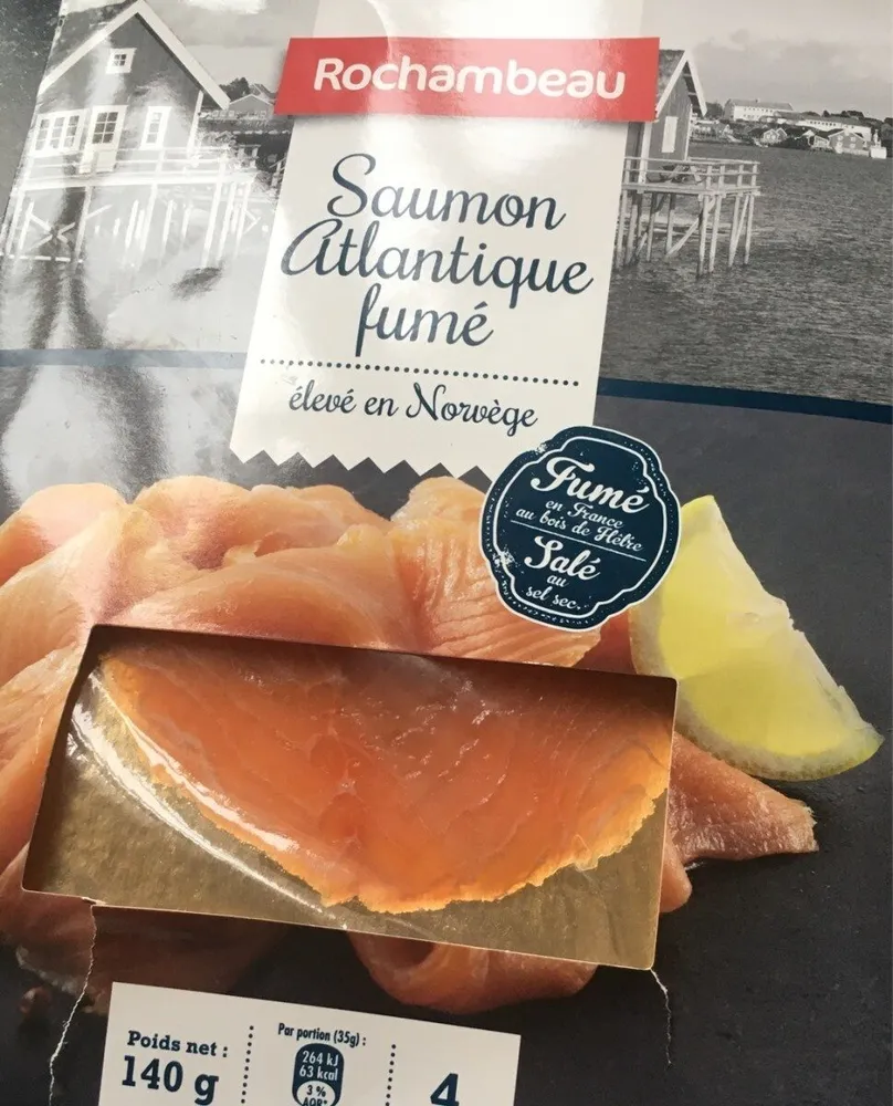 Saumon Atlantique Fumé - Eleve en Norvège