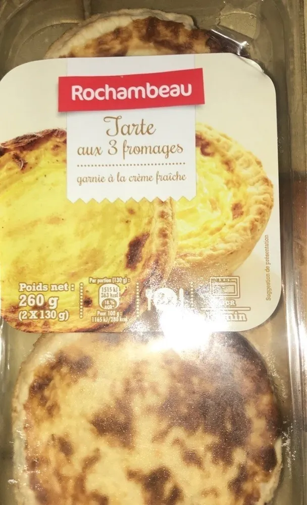 Tarte aux 3 fromages