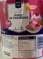 Purée de framboises
