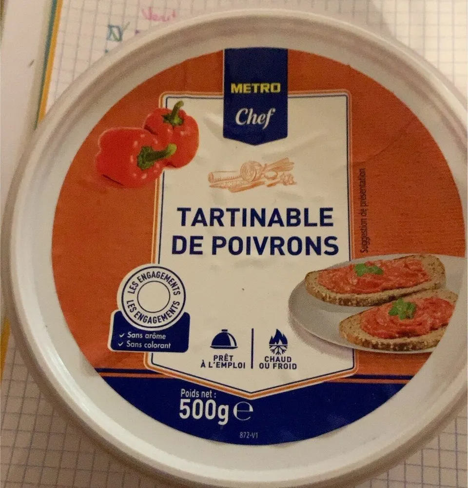 Tartinable de poivrons