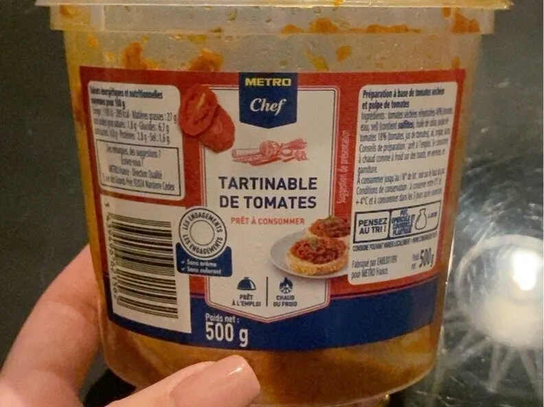 Tartinable de tomates