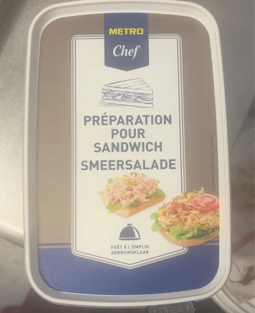 Tartinable au saumon fumé (préparation pour sandwich)