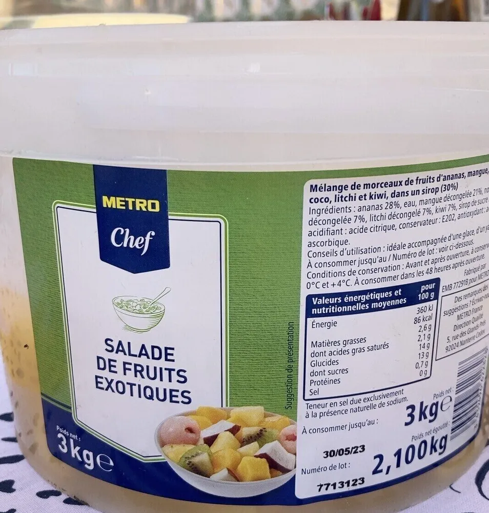 Salade de fruits exotiques