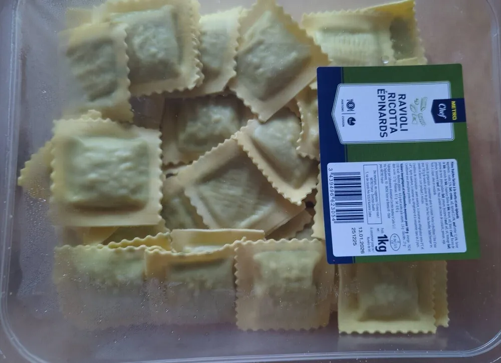 Ravioli Ricotta Epinards