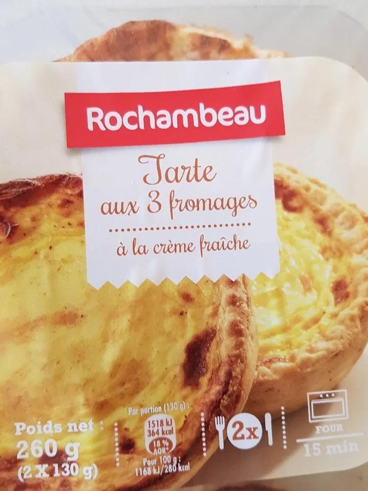 Tarte 3 fromages