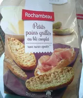 Petits pains grillés au blé complet
