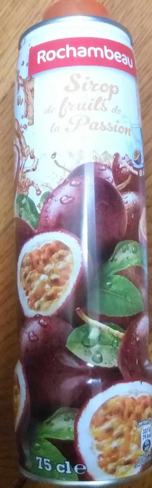 Sirop de fruits de la passion
