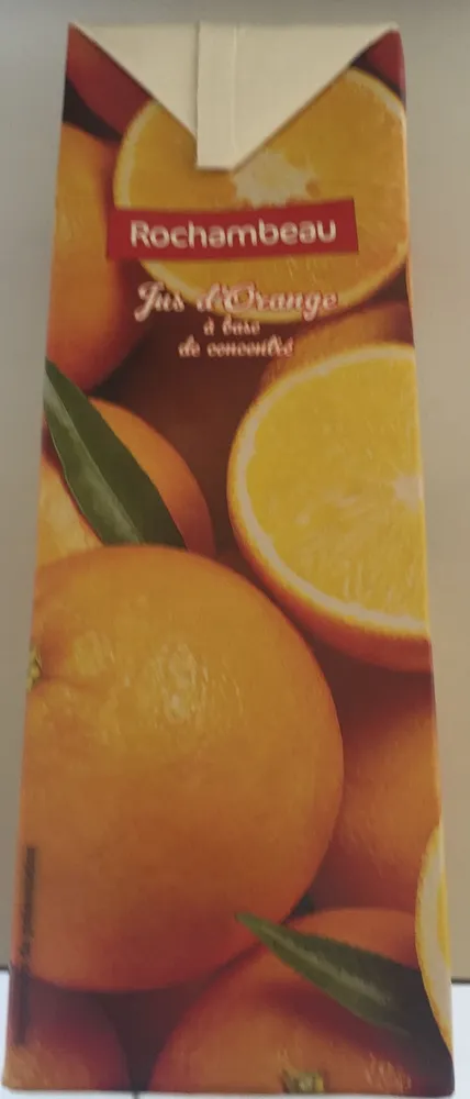 Jus d'orange à base de concentré