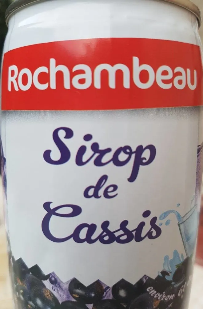 Sirop de cassis