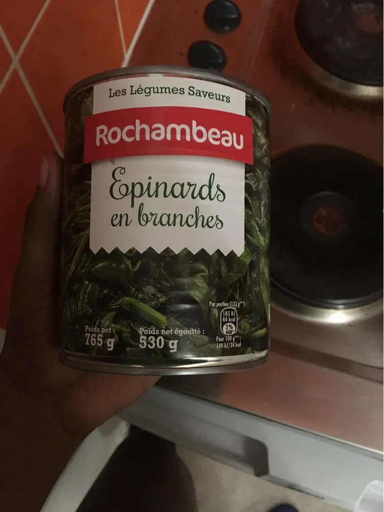 Les Légumes Saveurs Épinards en branches