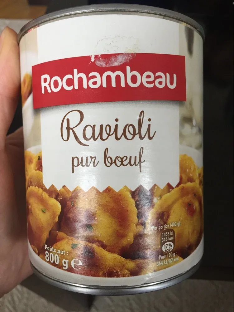 Raviolis pur bœuf