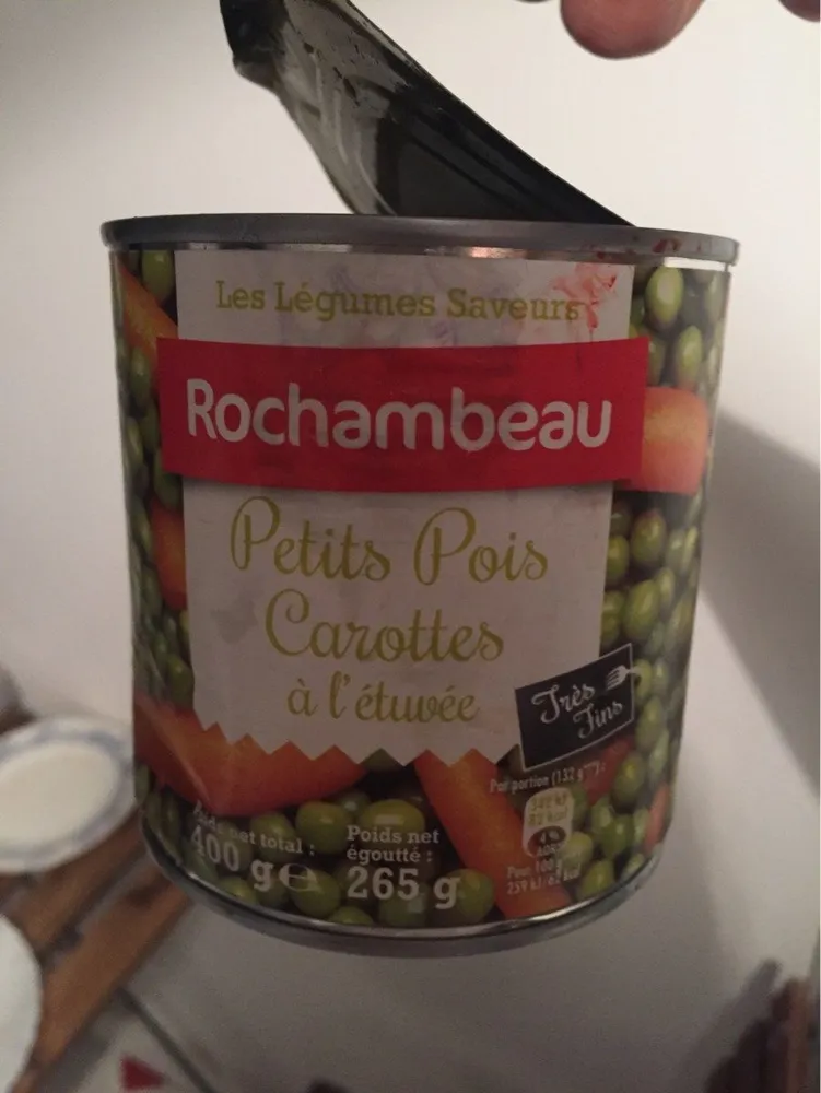 Petits Pois Carottes à l'étuvée