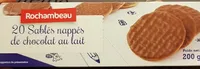 Sablé nappés de chocolat