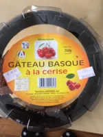 Gateau basque a la cerise
