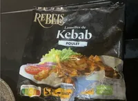 Lamelles de kebab