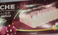 Bûche fraise vanille