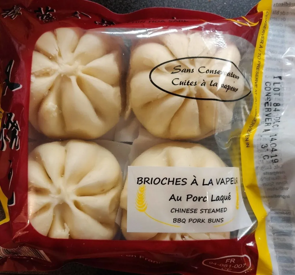 Brioches à la Vapeur Au porc Laqué