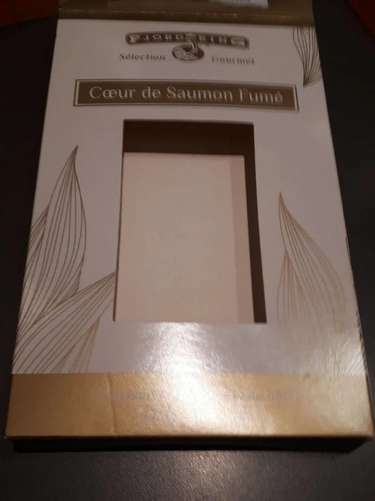 Coeur de saumon fumé