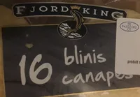Blinis Canapés X16