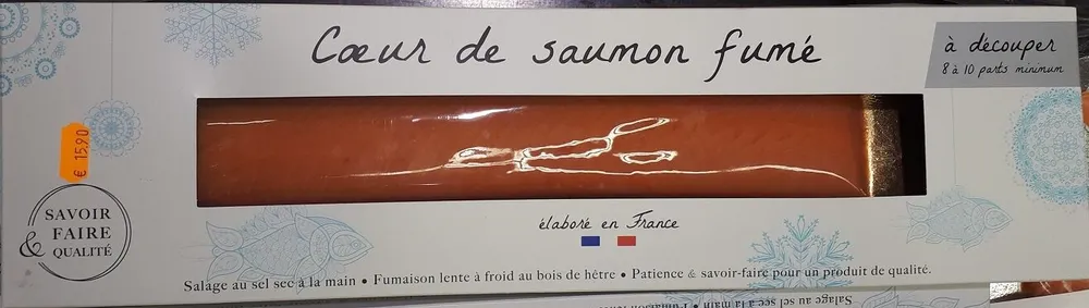 Coeur de saumon fumé entier