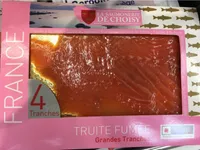Truite fumee grandes tranches
