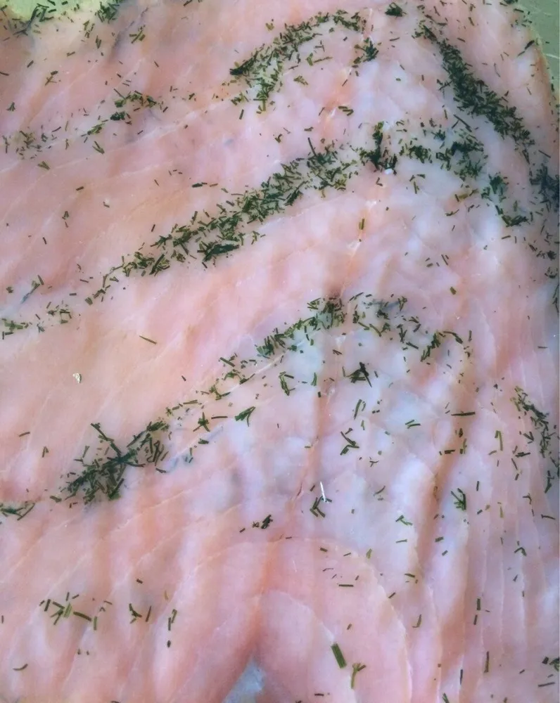 Saumon mariné à l'aneth Gravlax