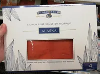 Saumon fumé rouge du pacifique