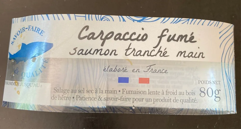 Carpaccio fumé