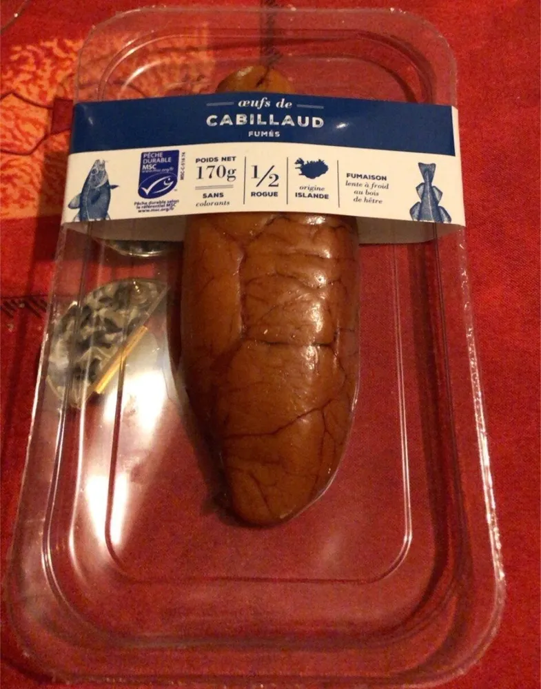Oeufs de cabillaud fumes