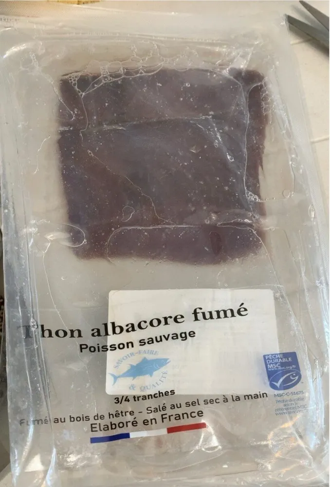 Thon albacore fumé