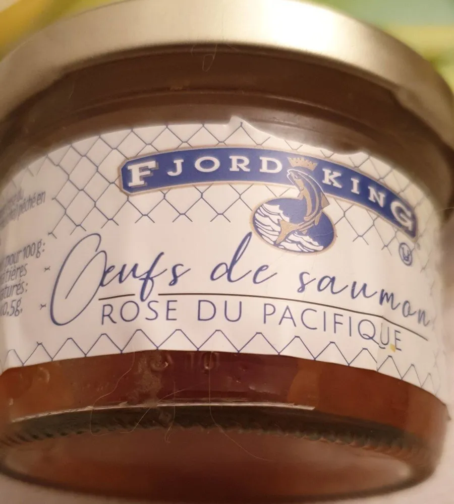 Oeuf de saumon rose du pacifique