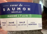 Coeur de saumon gravelax