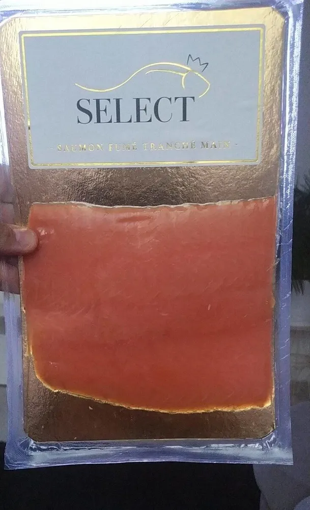 Saumon fumé tranché main