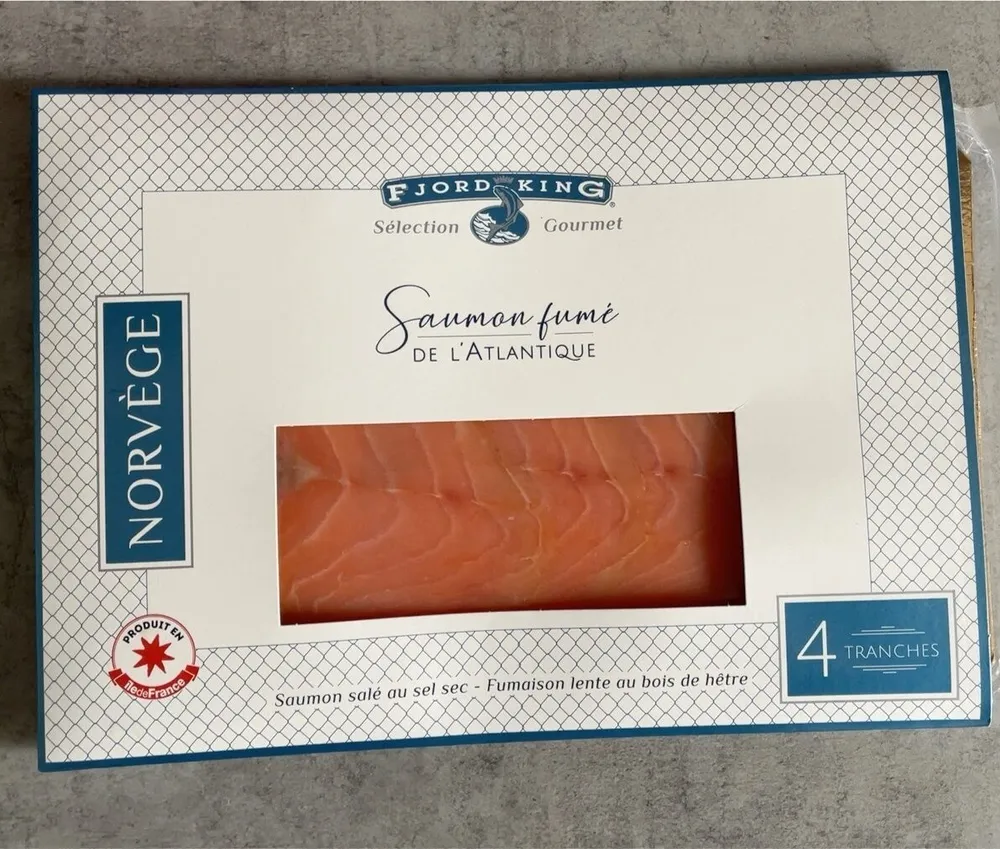 Saumon fumé de l'atlantique