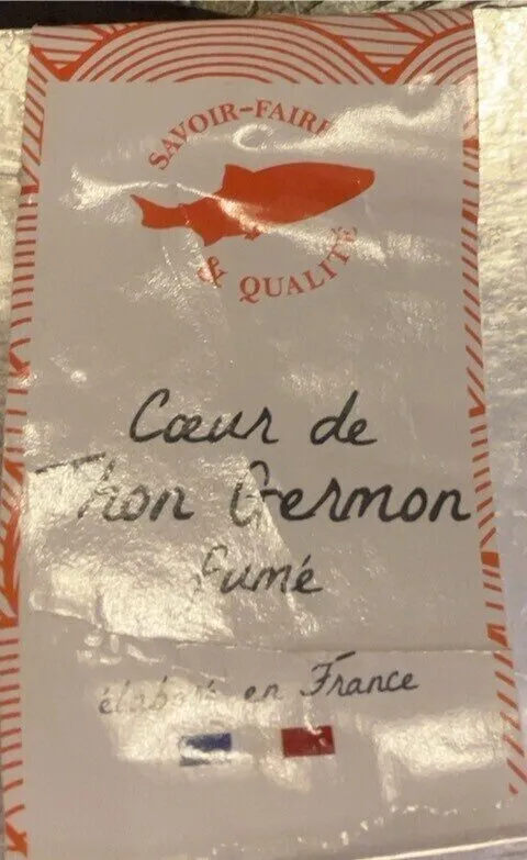 Cœur de thon Germon fumé