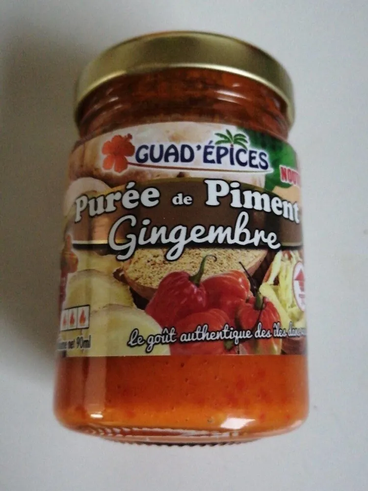Purée de piment gingembre
