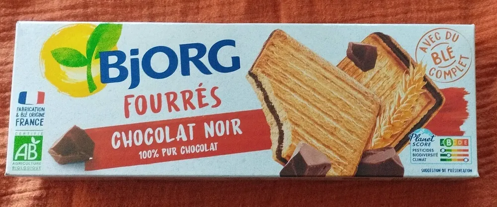 Fourrés chocolat noir