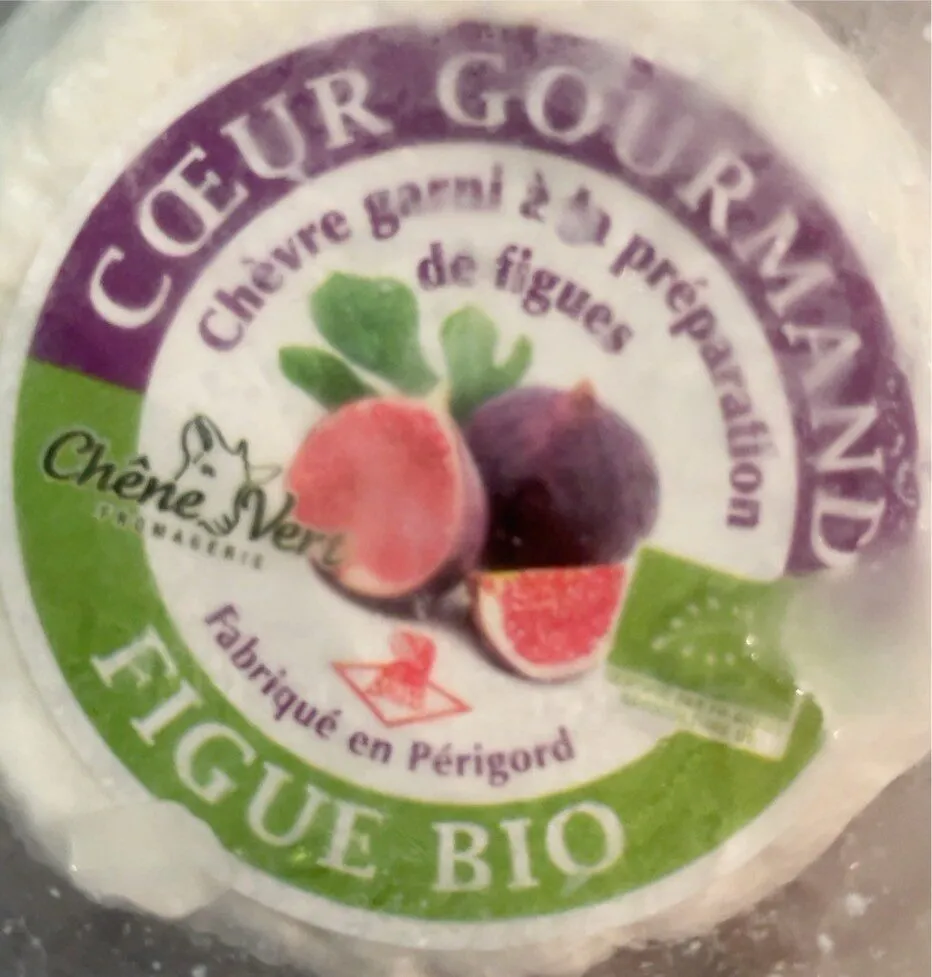 Cœur gourmand chèvre garni figues