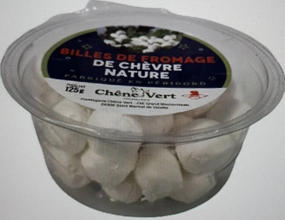 Billes de fromage de chèvre nature