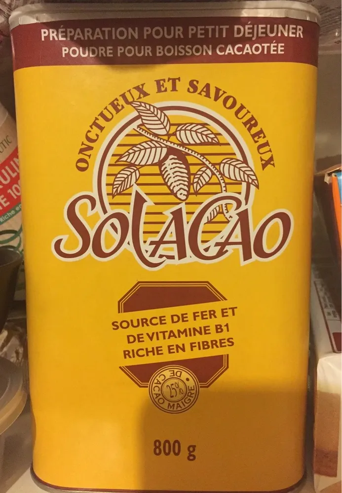 Poudre pour boisson cacaotée