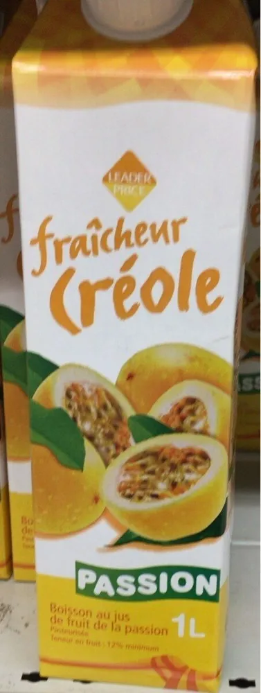 Jus de fruits Passion