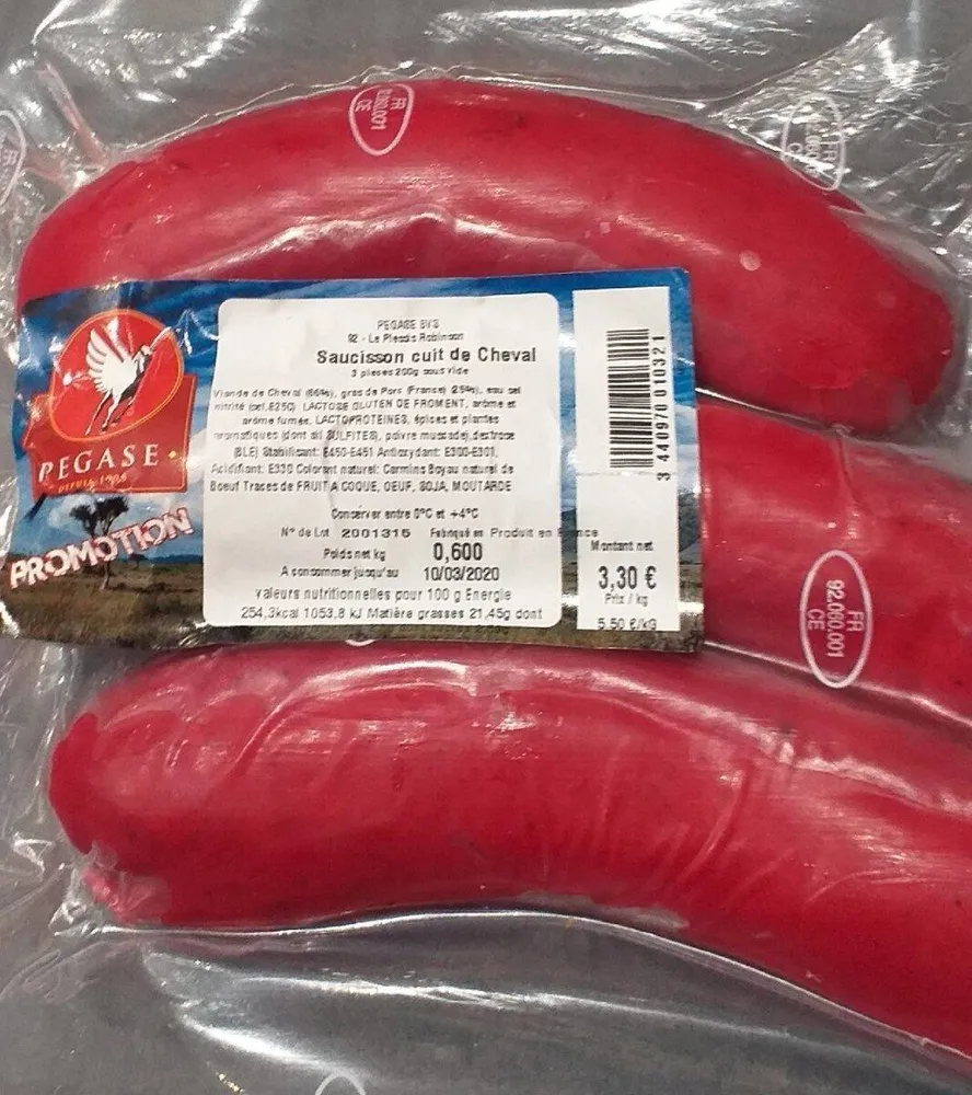 Saucisson cuit de cheval