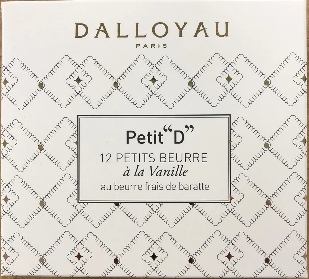 12 Petits Beurre à la Vanille