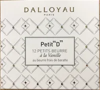 12 Petits Beurre à la Vanille