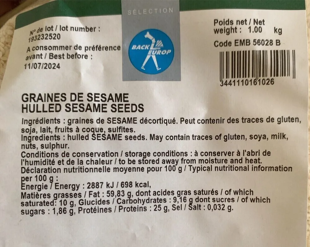 Graines de sésames