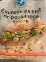 Émincés de filet de poulet rotis