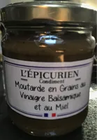 Moutarde en Grains au Vinaigre Balsamique et au Miel