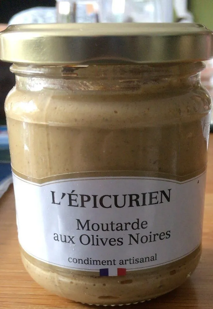 Moutarde aux olives noires